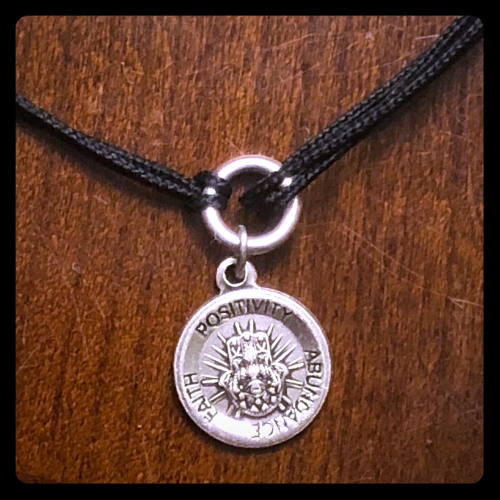 Alex and Ani HAND OF FATIMA pull cord bracelet